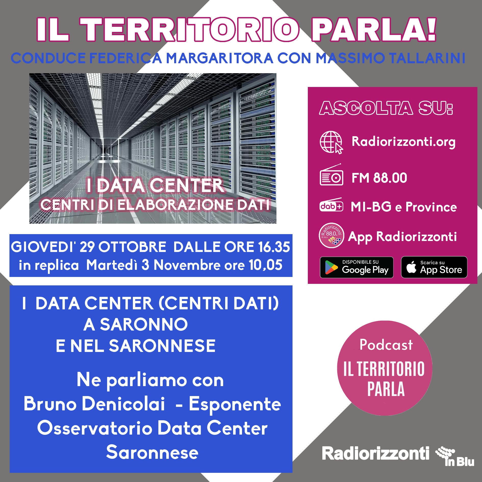Osservatorio Data Center nel saronnese